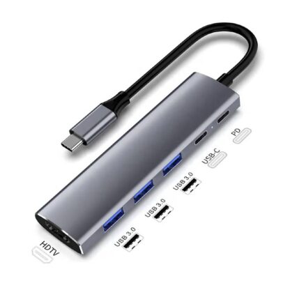 Hub 6 en 1 USB-C